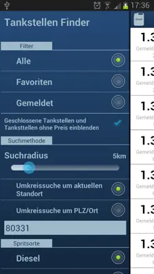 clever-tanken.de android App screenshot 2