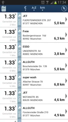 clever-tanken.de android App screenshot 6